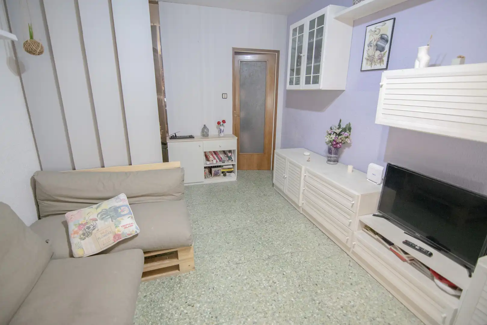 Sala de estar de Piso en venta en Barcelona