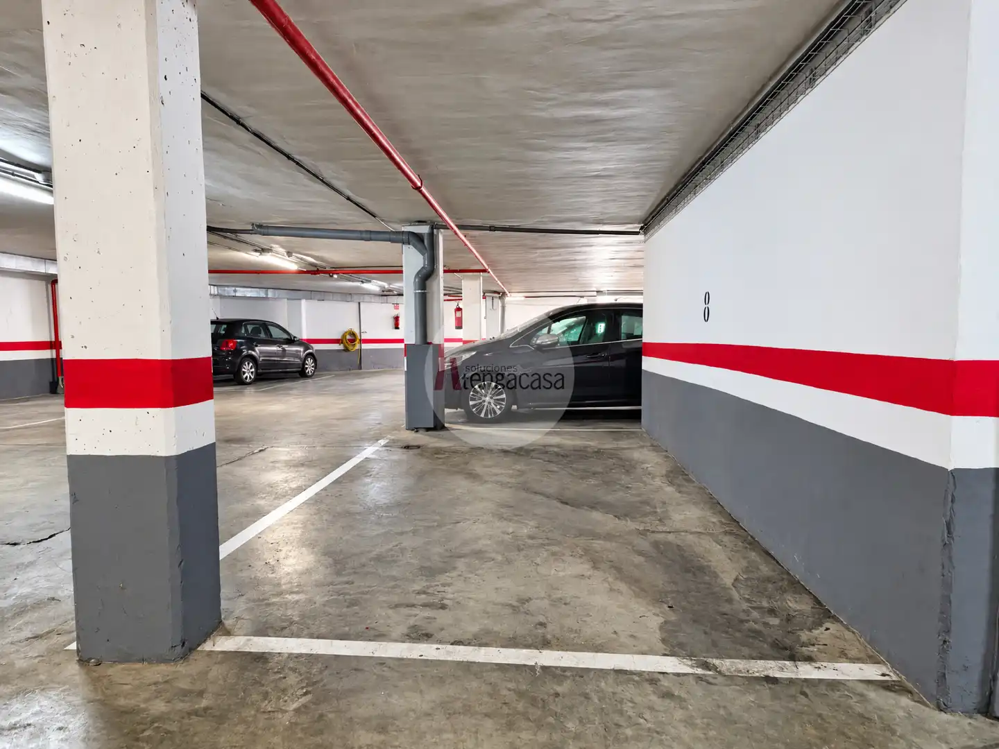 Parkplatz von Wohnungen zur Miete in Barrio de Salamanca