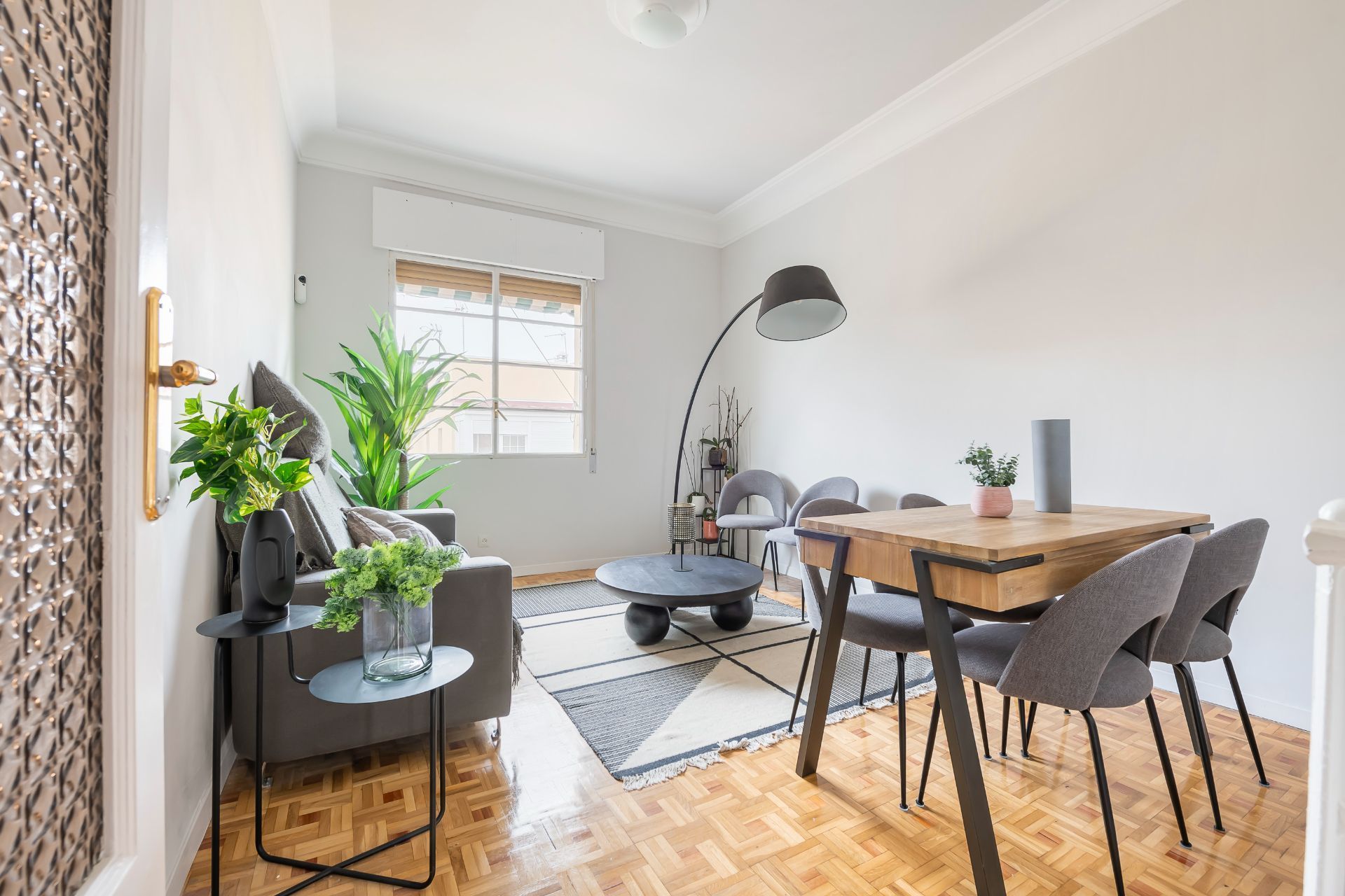 Sala d'estar de Àtic de lloguer en  Madrid Capital