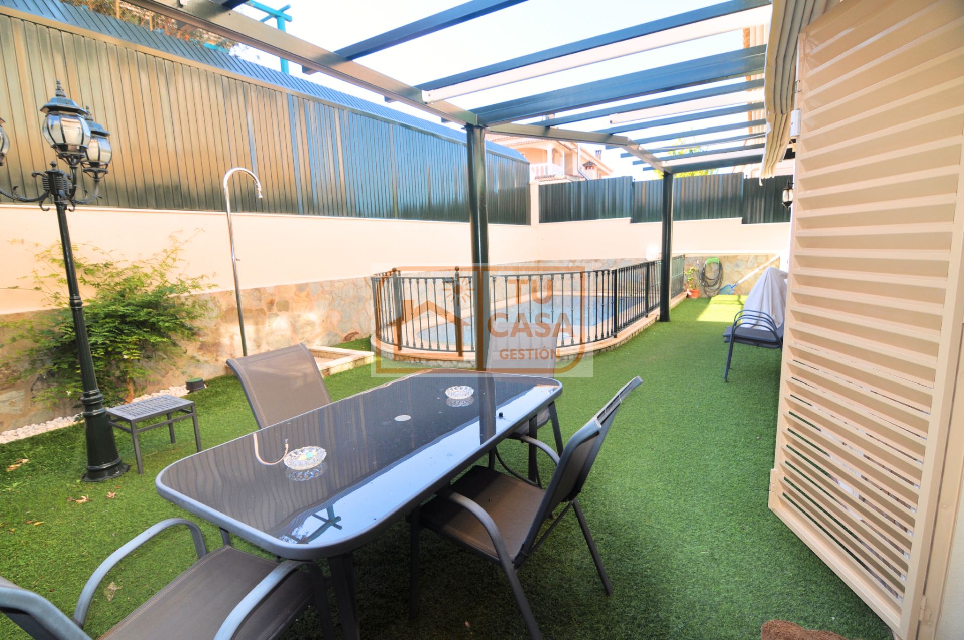 Terrace of House or chalet to rent in Cáceres Capital  with Air Conditioner, Heating and Private garden