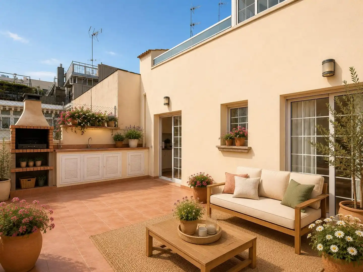 Terrace of Houses for sale in Rubí  with Air Conditioner, Heating and Private garden