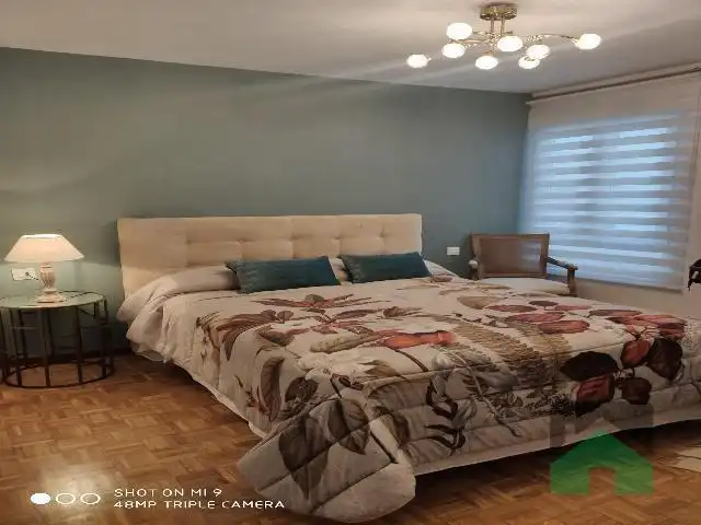 Bedroom of Flat for rent in Gijón   with Heating, Furnished and Oven
