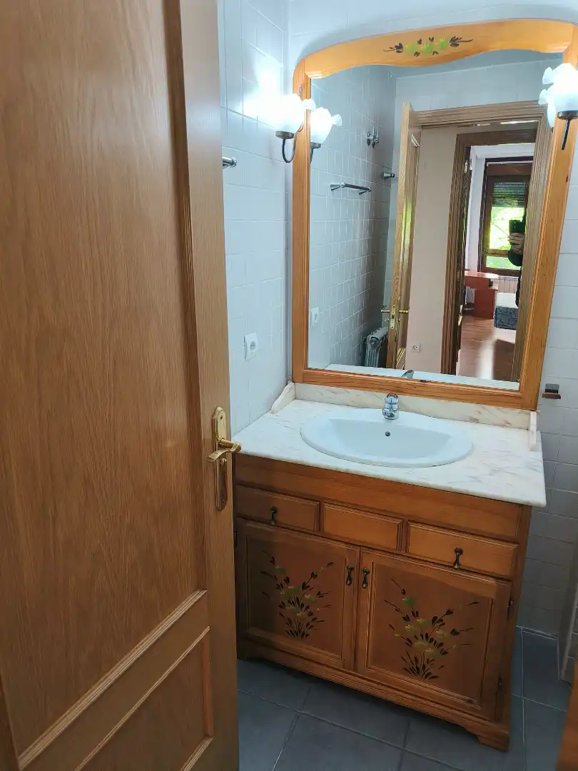 Badezimmer von Wohnung zum Verkauf in Valladolid mit Heizung, Privatgarten und Schwimmbad