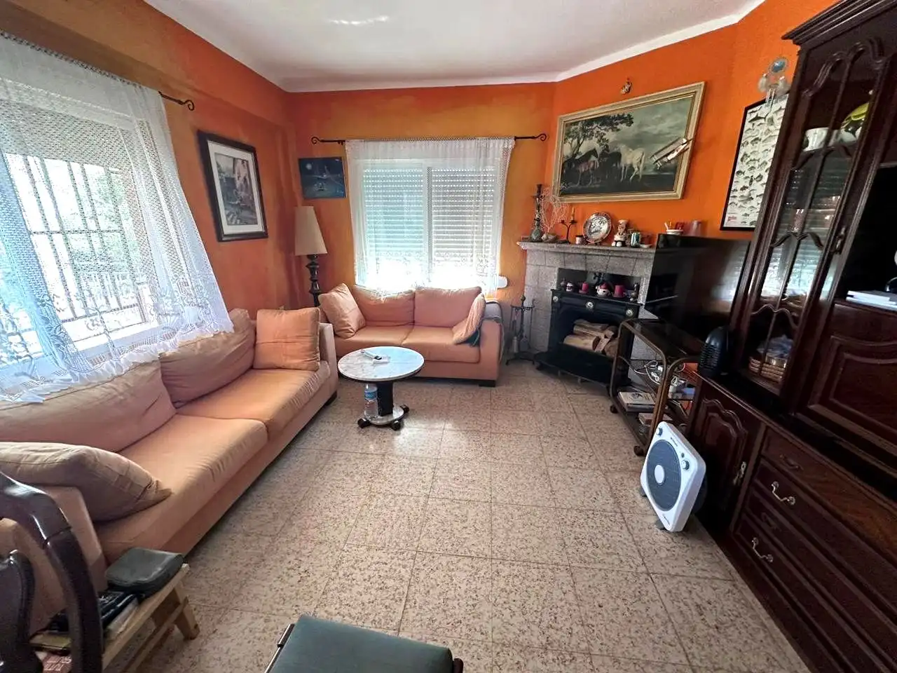 Sala de estar de Casa o chalet en venta en Borriol con Jardín privado y Terraza