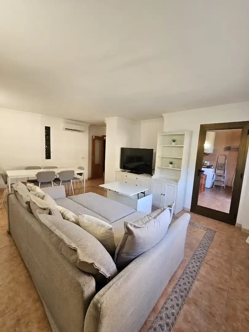 Living room of Flat for rent in Andratx  with Air Conditioner and Balcony