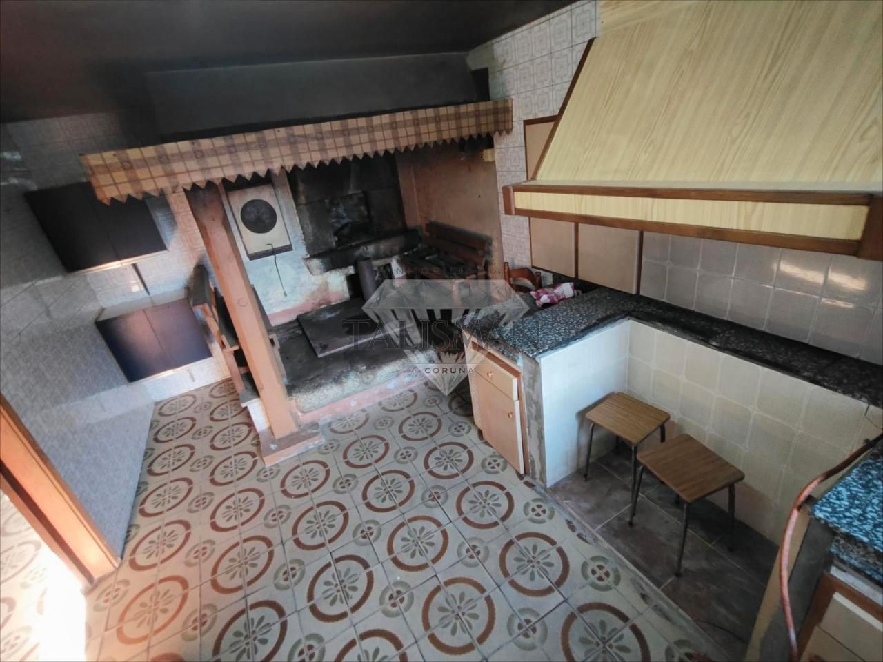 Cocina de Casa o chalet en venta en Oza dos Ríos con Calefacción, Jardín privado y Amueblado