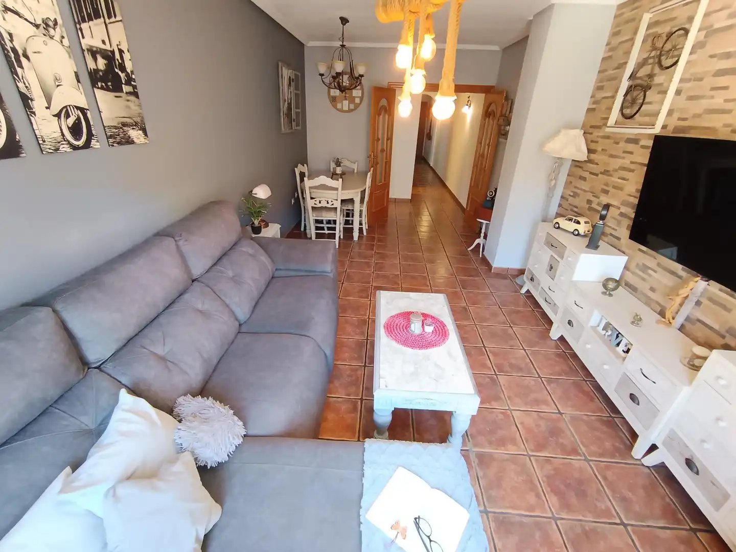 Living room of Flat for sale in Molina de Segura  with Air Conditioner and Heating