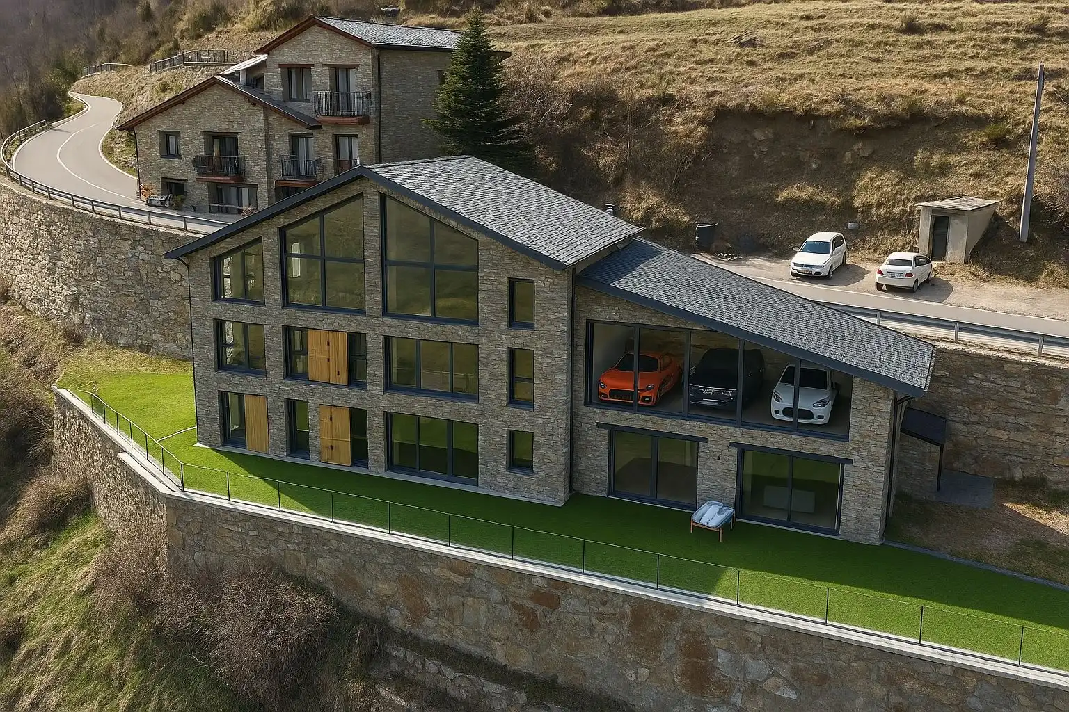 Exterior view of Houses for sale in Canillo  with Air Conditioner, Heating and Private garden