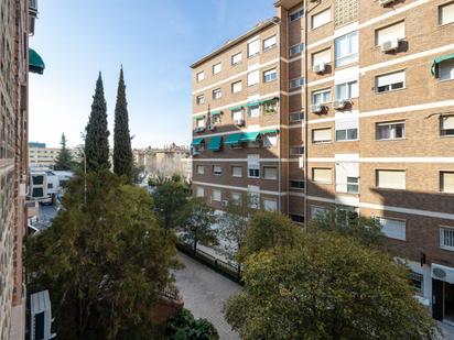 Exterior view of Flat for sale in  Granada Capital  with Air Conditioner, Heating and Private garden