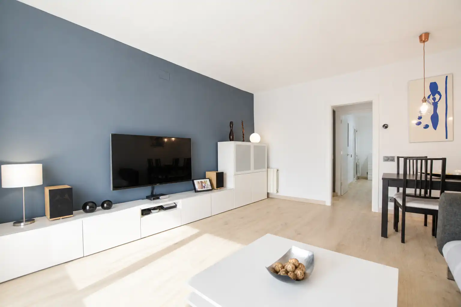 Sala de estar de Piso en venta en Santa Coloma de Gramenet con Aire acondicionado, Calefacción y Terraza