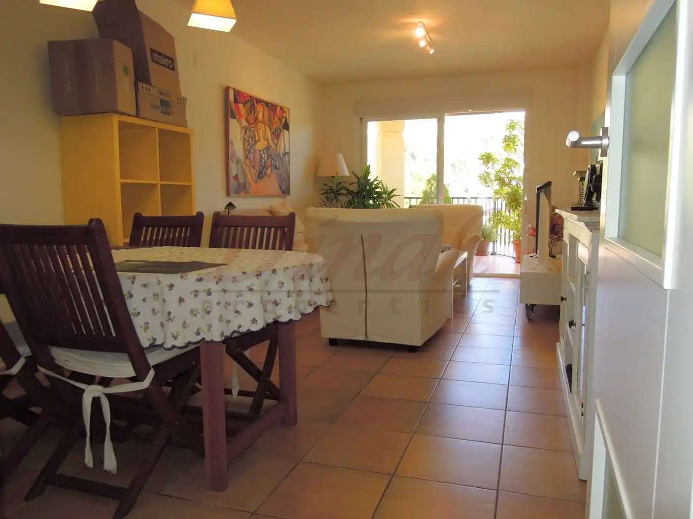 Sala de estar de Apartamento de alquiler en Altea con Aire acondicionado, Calefacción y Terraza