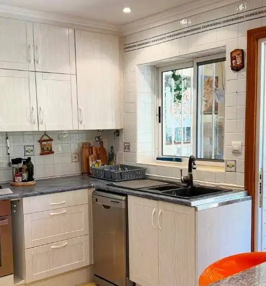 Cocina de Casa o chalet en venta en Calpe / Calp con Aire acondicionado, Calefacción y Jardín privado