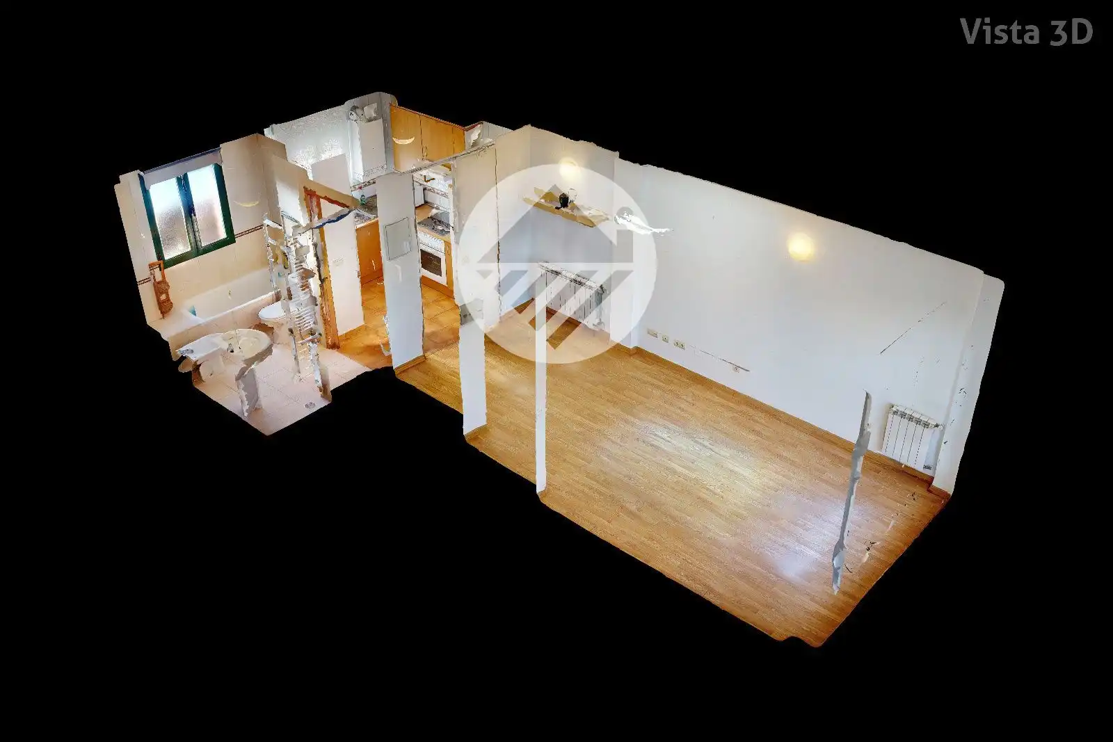 Dormitori de Apartament de lloguer en Madrid amb Calefacció