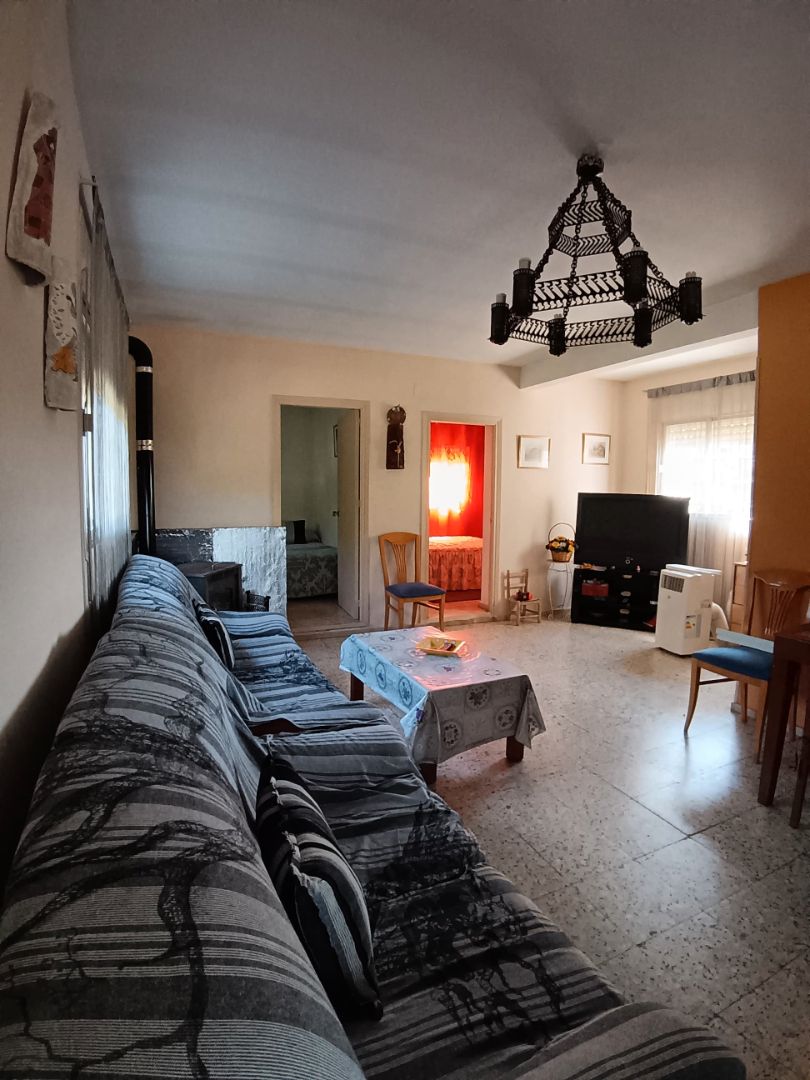 Sala d'estar de Casa o xalet en venda en Illana amb Jardí privat, Piscina i Moblat