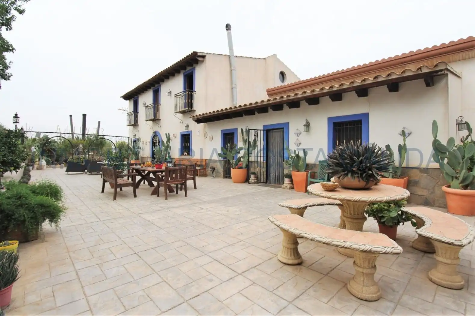 Terrassa de Finca rústica en venda en Puerto Lumbreras amb Calefacció, Jardí privat i Terrassa