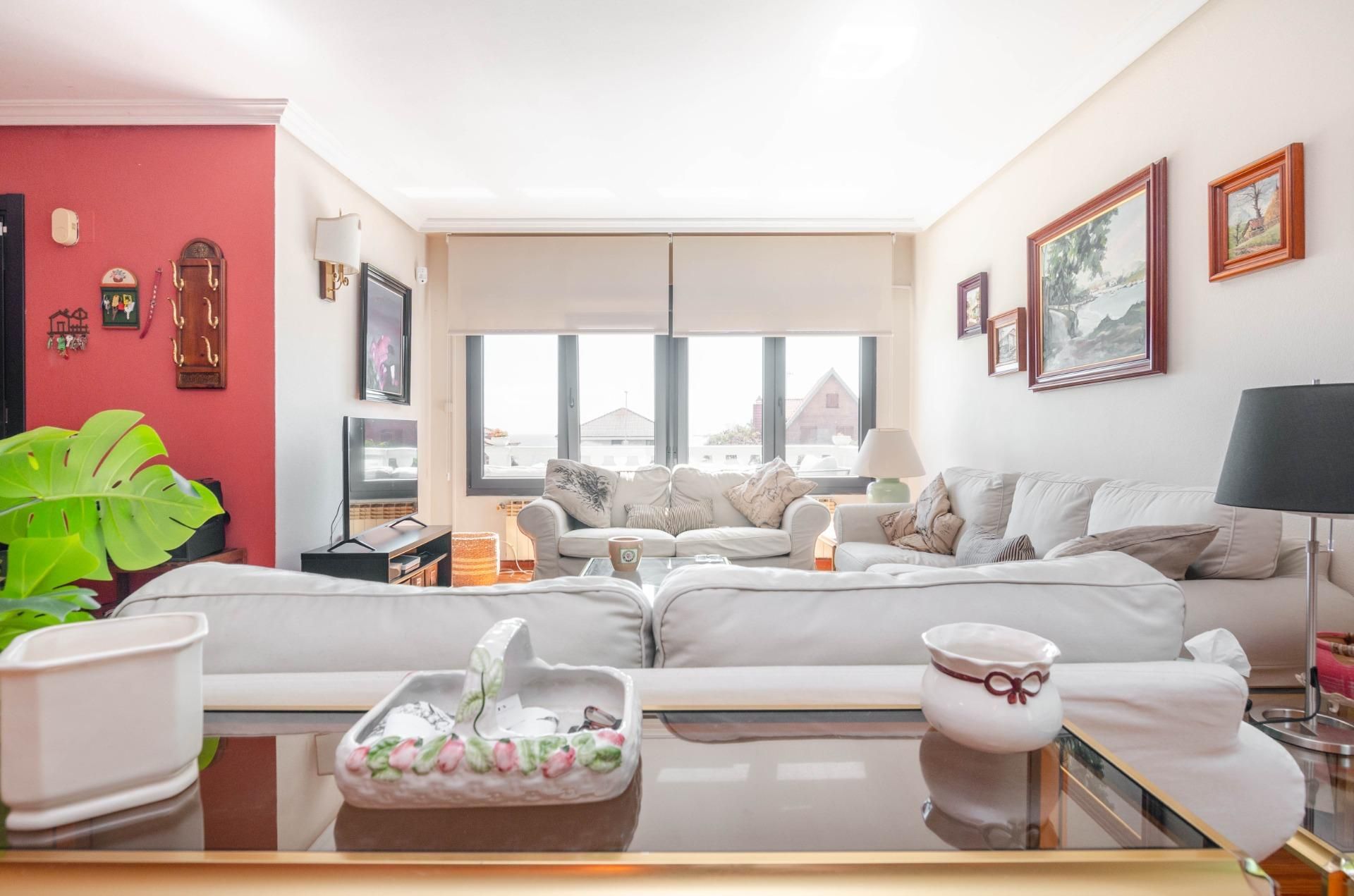 Living room of Single-family semi-detached for sale in Gozón  with Heating, Private garden and Terrace