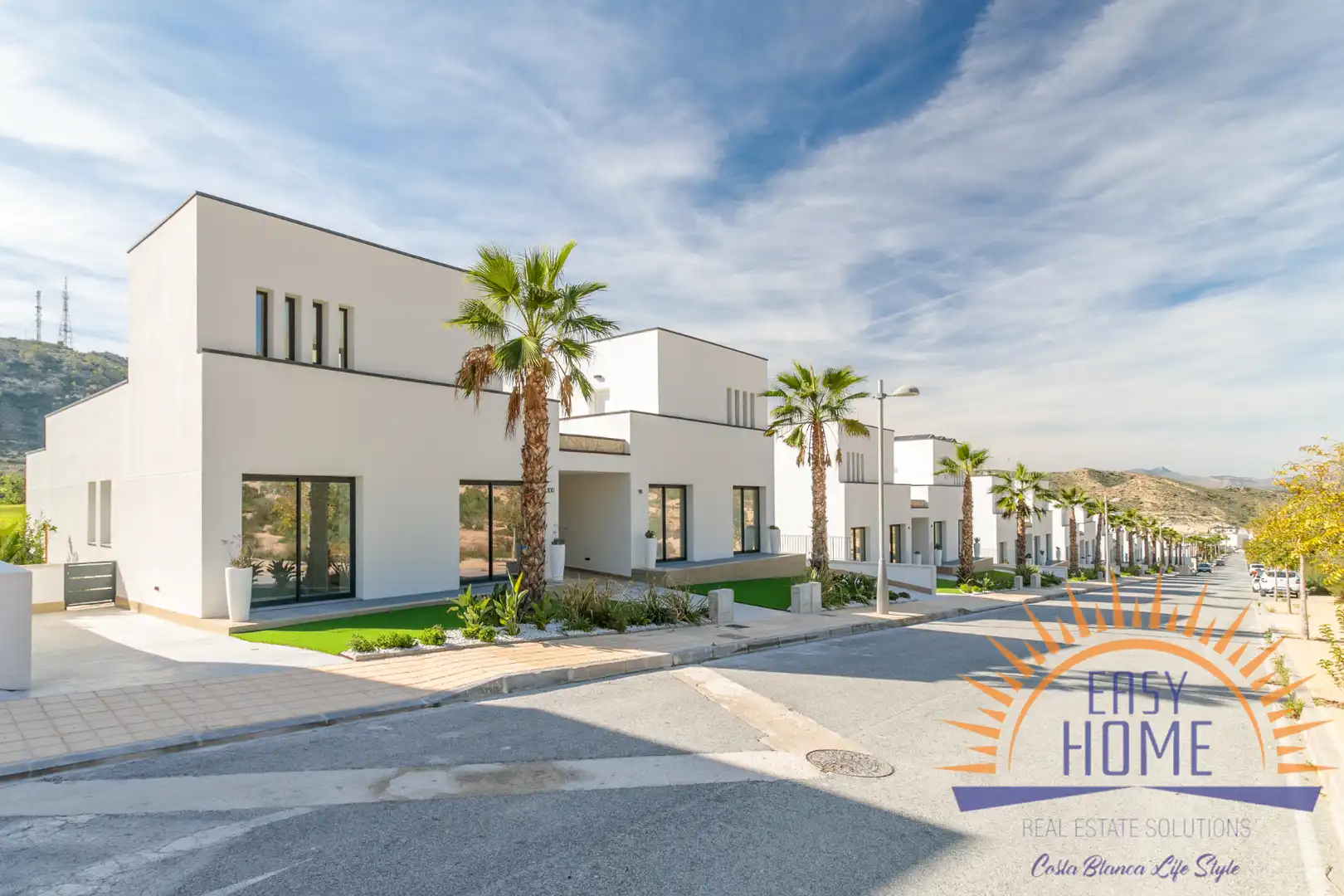 Exterior view of Houses for sale in Monforte del Cid  with Air Conditioner, Heating and Private garden