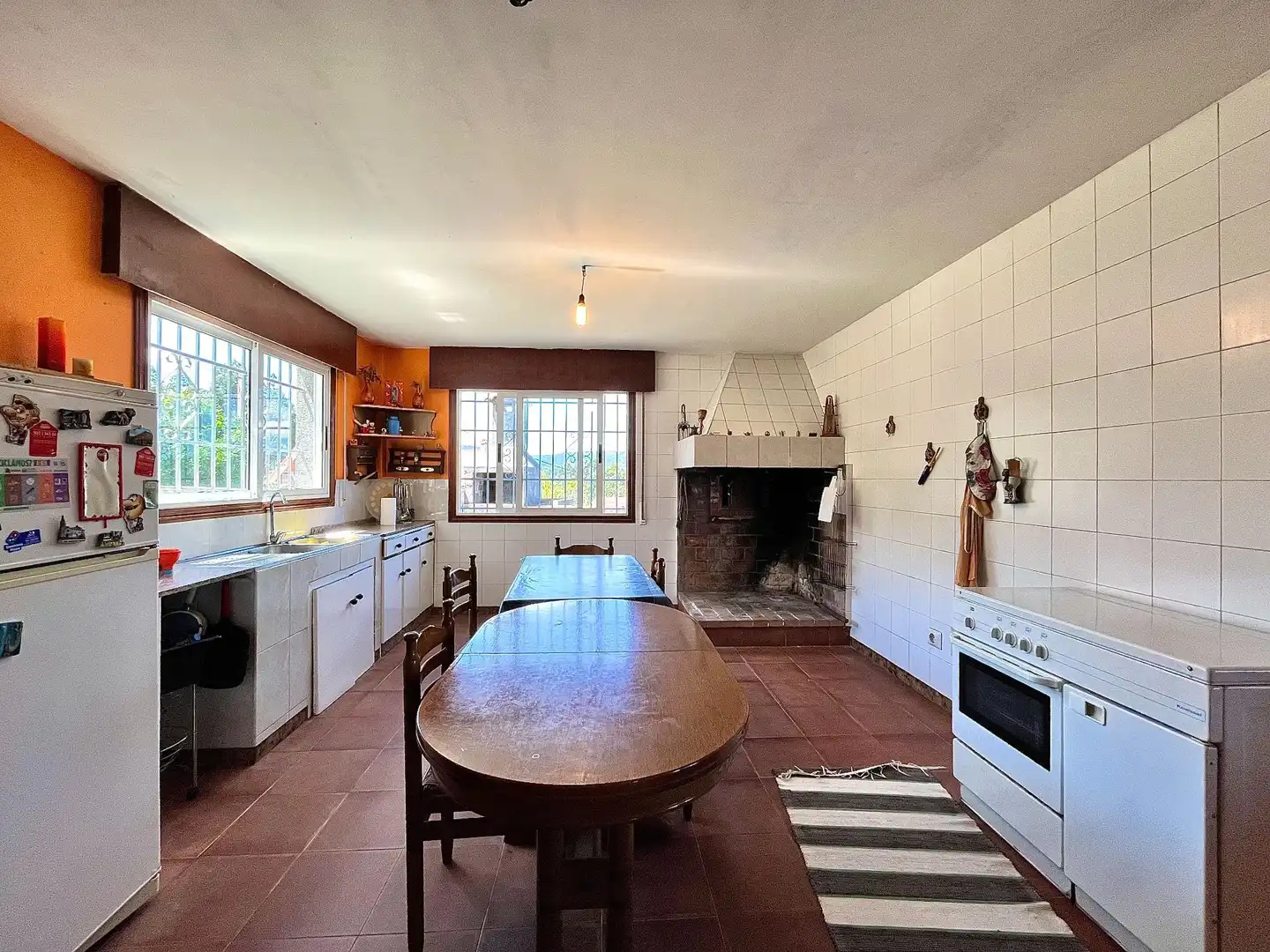 Cocina de Casa o chalet en venta en Cambre  con Jardín privado