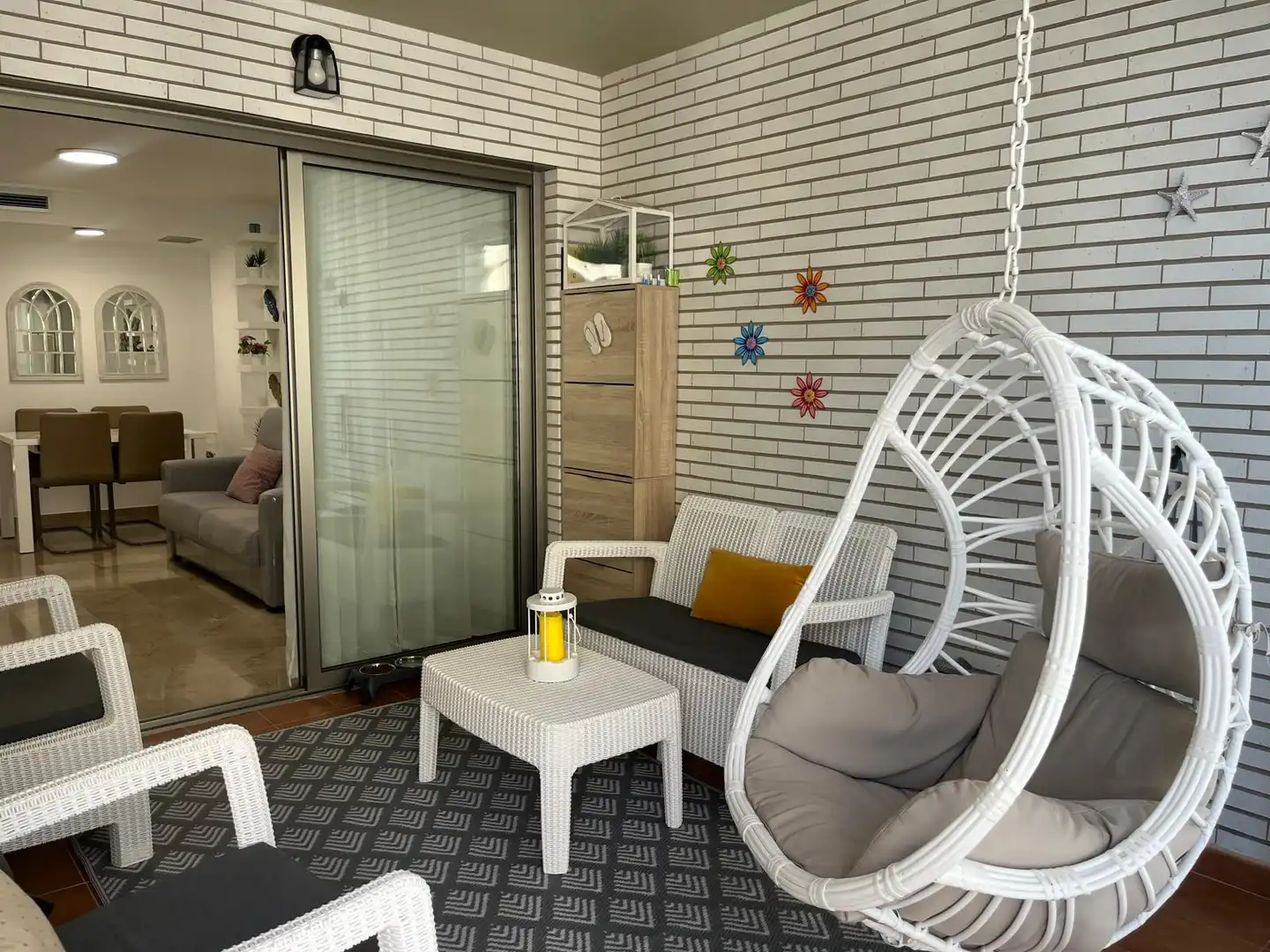 Terrasse von Wohnungen zum Verkauf in Oropesa del Mar / Orpesa mit Klimaanlage, Terrasse und Abstellraum