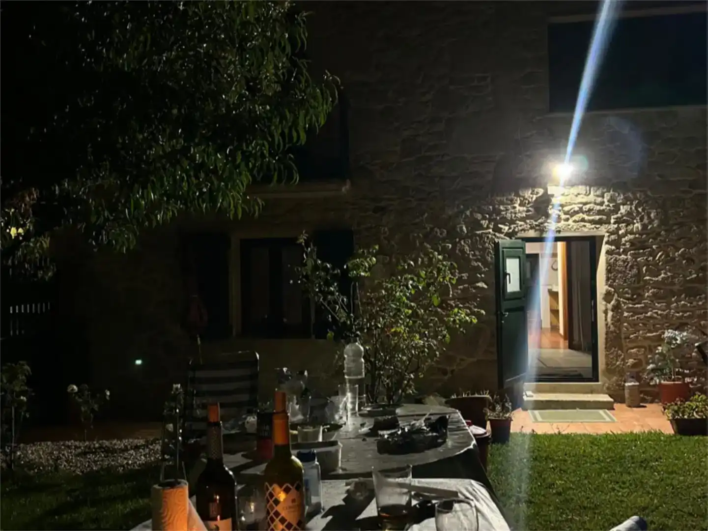 Jardí de Casa o xalet de lloguer en Porto do Son amb Jardí privat, Parquet i Moblat