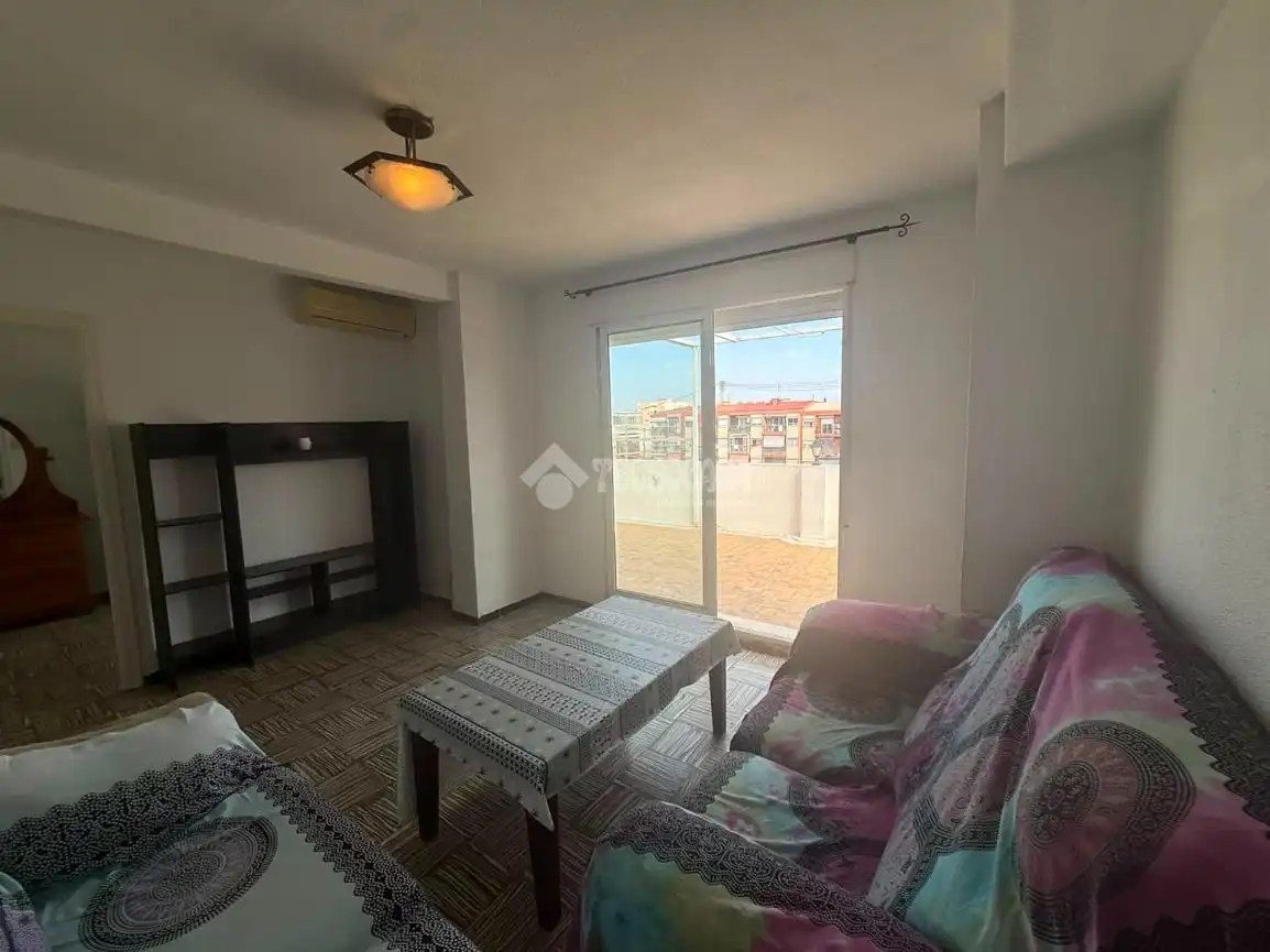 Sala de estar de Ático en venta en Alicante / Alacant con Terraza