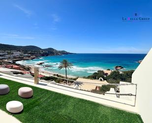 Exterior view of Flat for sale in Sant Josep de sa Talaia  with Air Conditioner, Heating and Private garden
