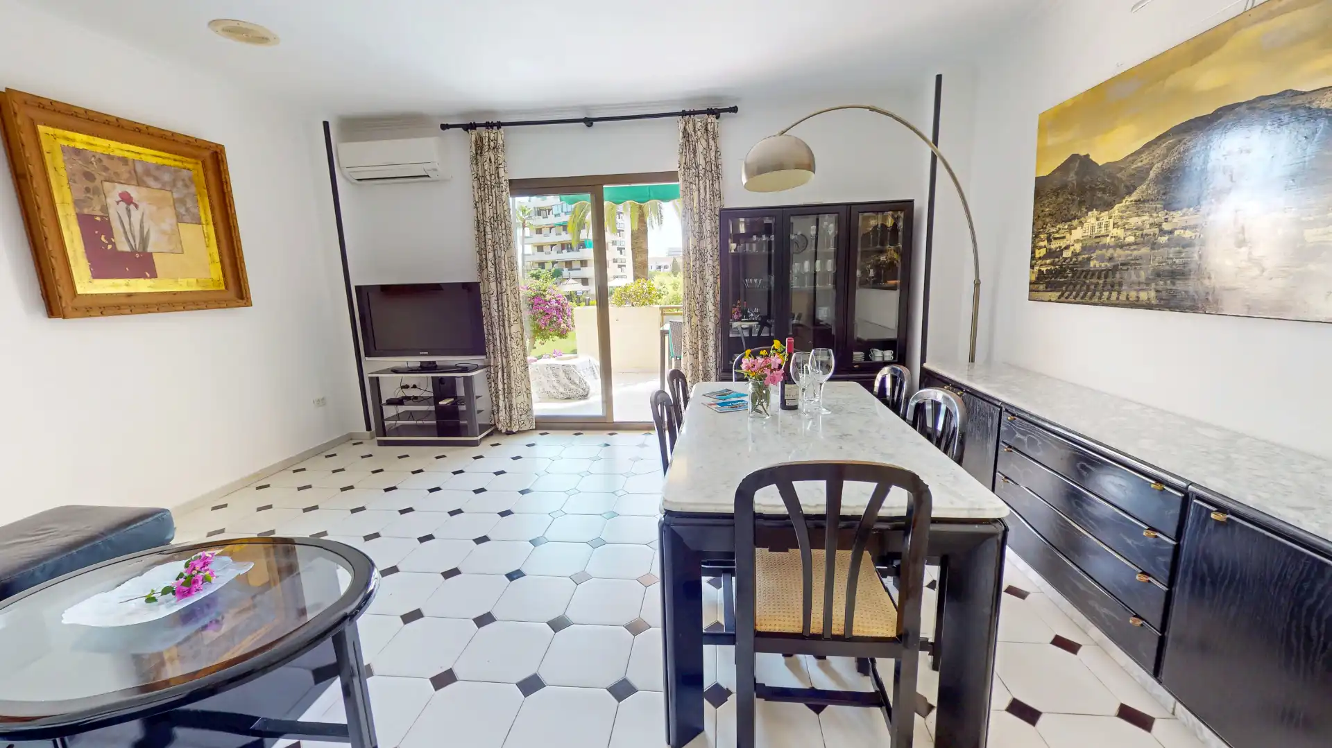 Dining room of Flat for rent in Dénia  with Air Conditioner, Heating and Terrace