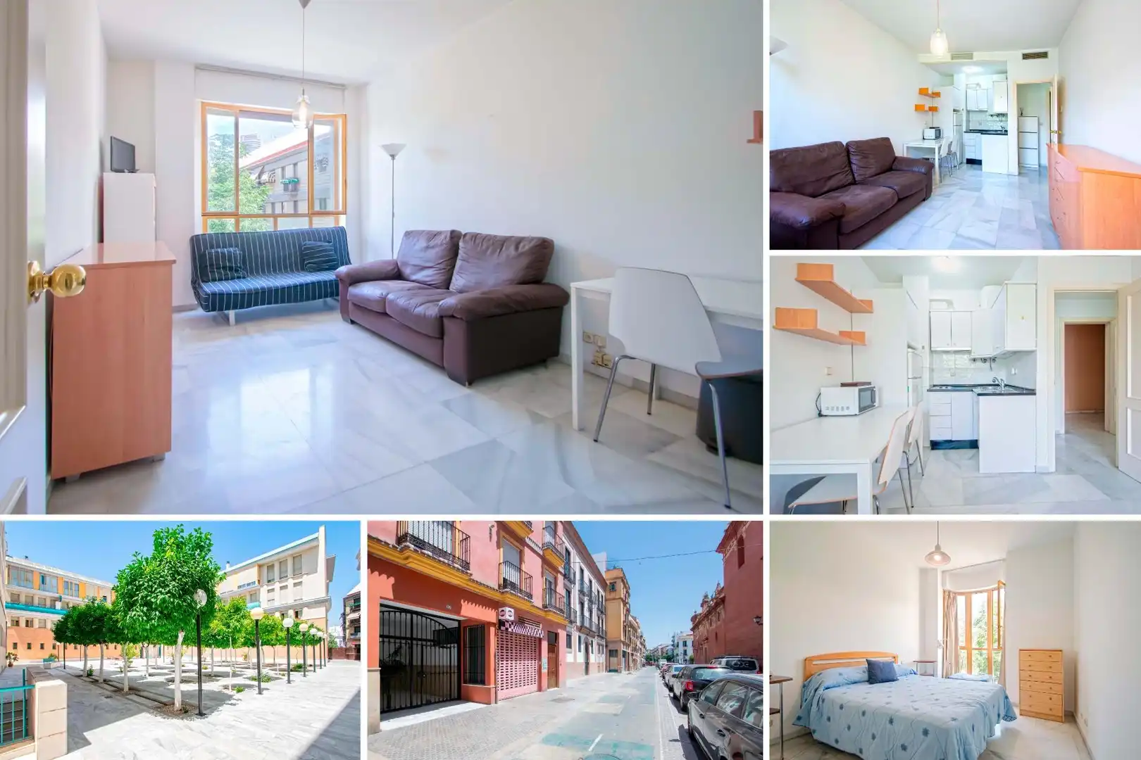 Exterior view of Flat for sale in Sevilla  with Air Conditioner and Heating