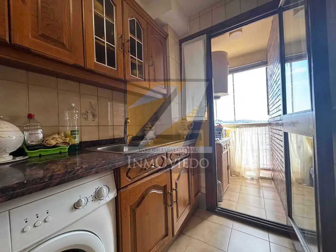 Balcony of Flat for sale in Avilés  with Heating, Parquet flooring and Terrace
