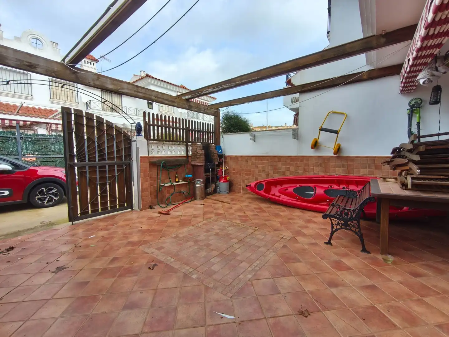 Jardín de Casa adosada en venta en El Portil con Aire acondicionado y Piscina comunitaria