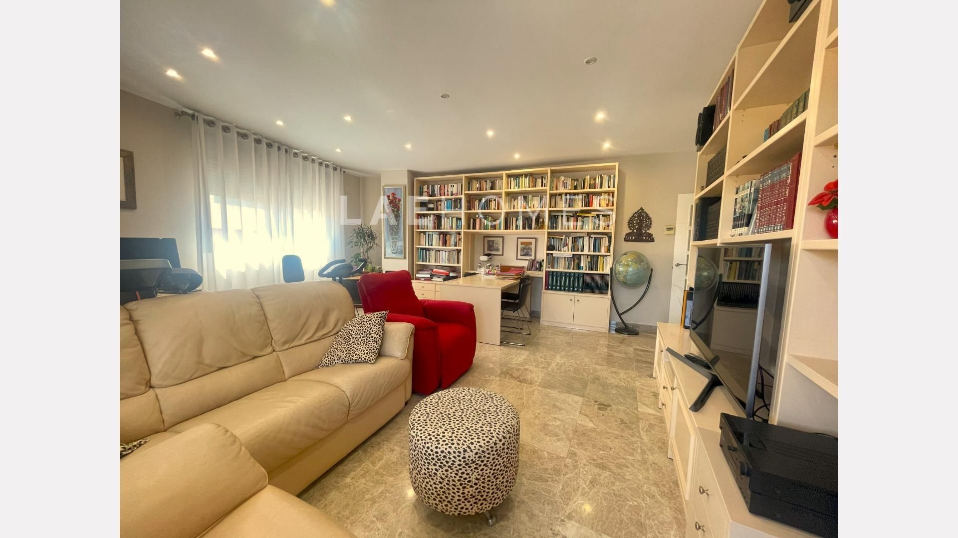Sala d'estar de Pis en venda en Málaga Capital amb Aire condicionat, Calefacció i Jardí privat