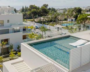 Swimming pool of Attic for sale in Marbella  with Air Conditioner, Terrace and Storage room