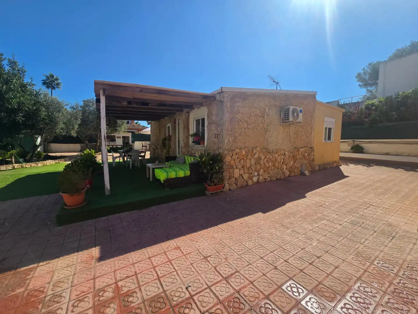 Exterior view of Houses for sale in Llucmajor  with Air Conditioner, Private garden and Storage room