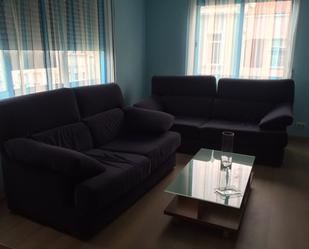 Living room of Flat to rent in Ferrol  with Heating, Parquet flooring and Furnished