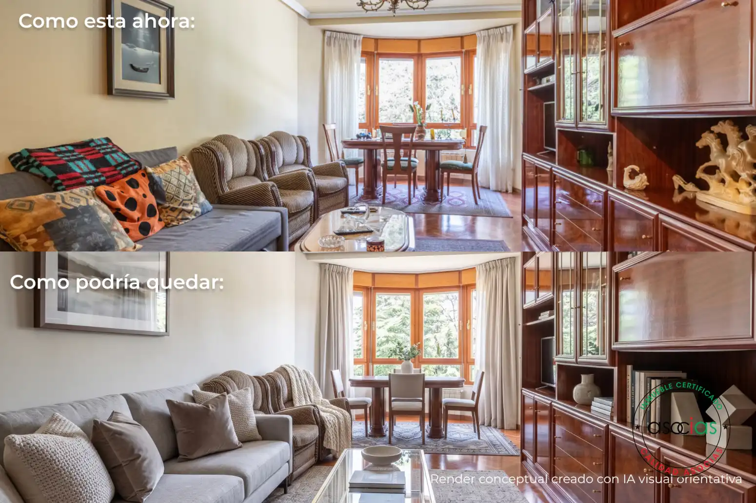 Living room of Flat for sale in Teverga  with Heating, Parquet flooring and Terrace