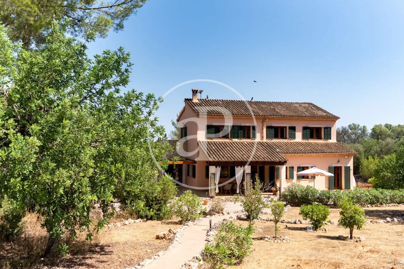 Garden of Houses for sale in Algaida  with Air Conditioner, Heating and Private garden