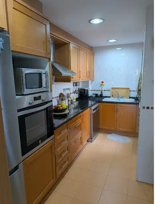 Küche von Dachboden zum Verkauf in Sagunto / Sagunt mit Klimaanlage, Terrasse und Abstellraum