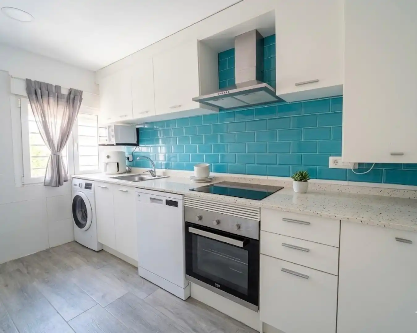 Cocina de Casa adosada en venta en Cunit con Aire acondicionado, Calefacción y Terraza
