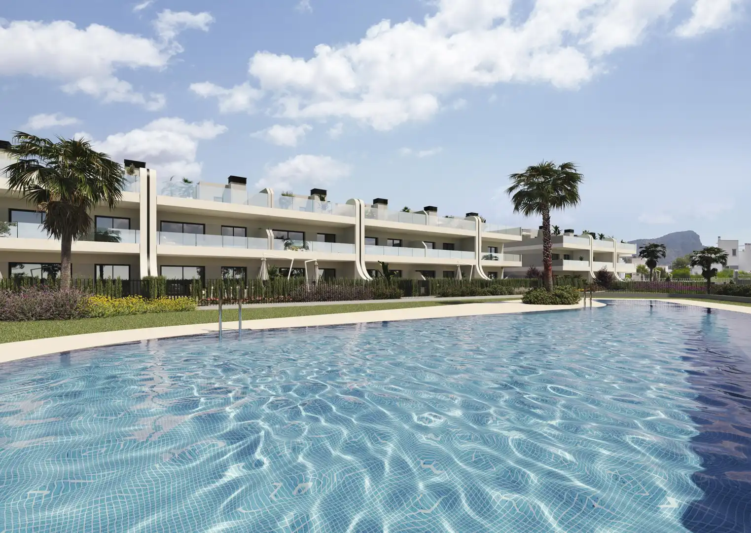 Piscina de Apartamento en venta en Cartagena con Aire acondicionado, Calefacción y Jardín privado
