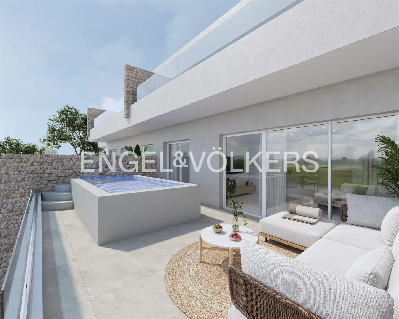 Terraza de Apartamento en venta en Pilar de la Horadada con Aire acondicionado, Calefacción y Jardín privado