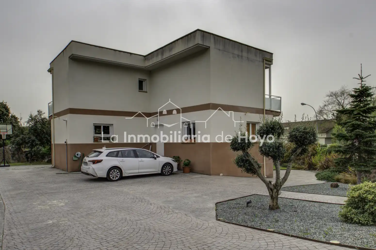 Vista exterior de Casa o chalet en venta en Hoyo de Manzanares con Aire acondicionado, Calefacción y Jardín privado
