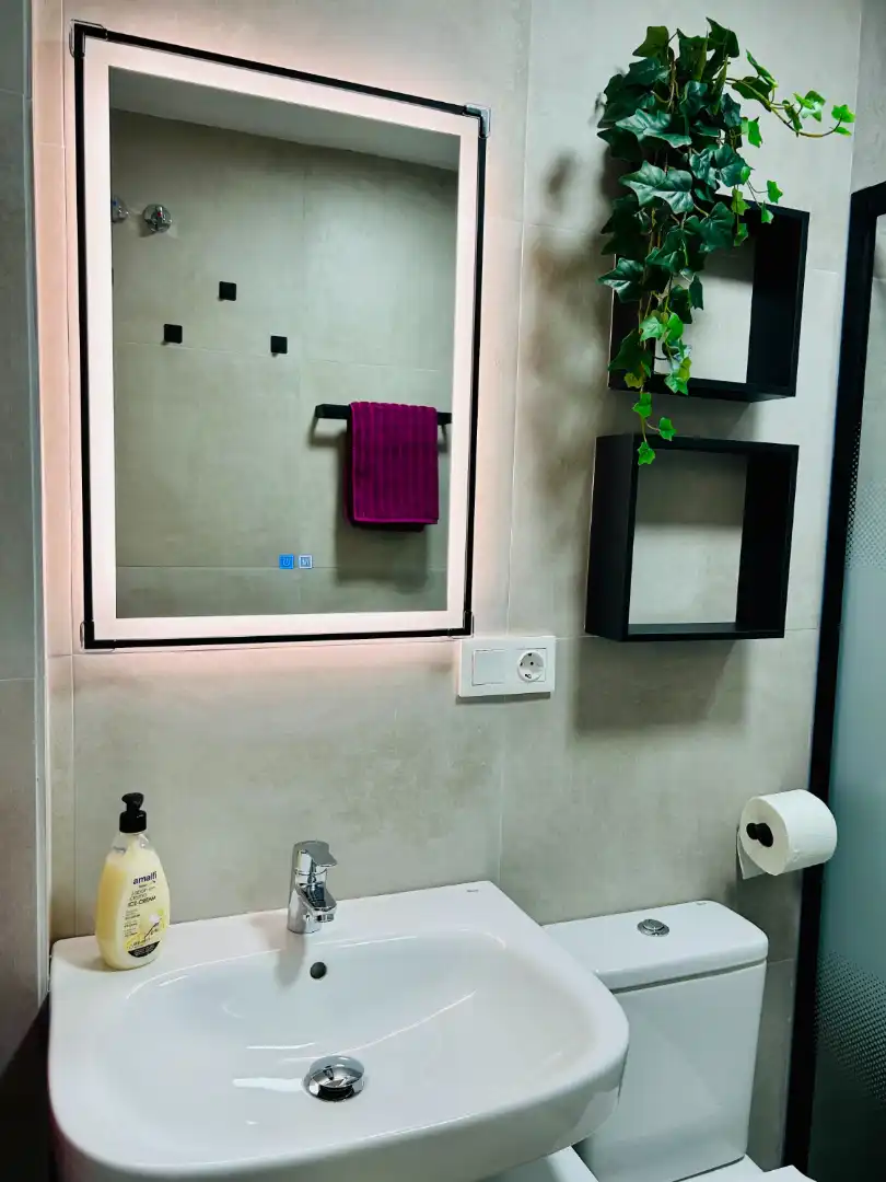 Bany de Apartament en venda en Córdoba amb Aire condicionat, Jardí privat i Moblat