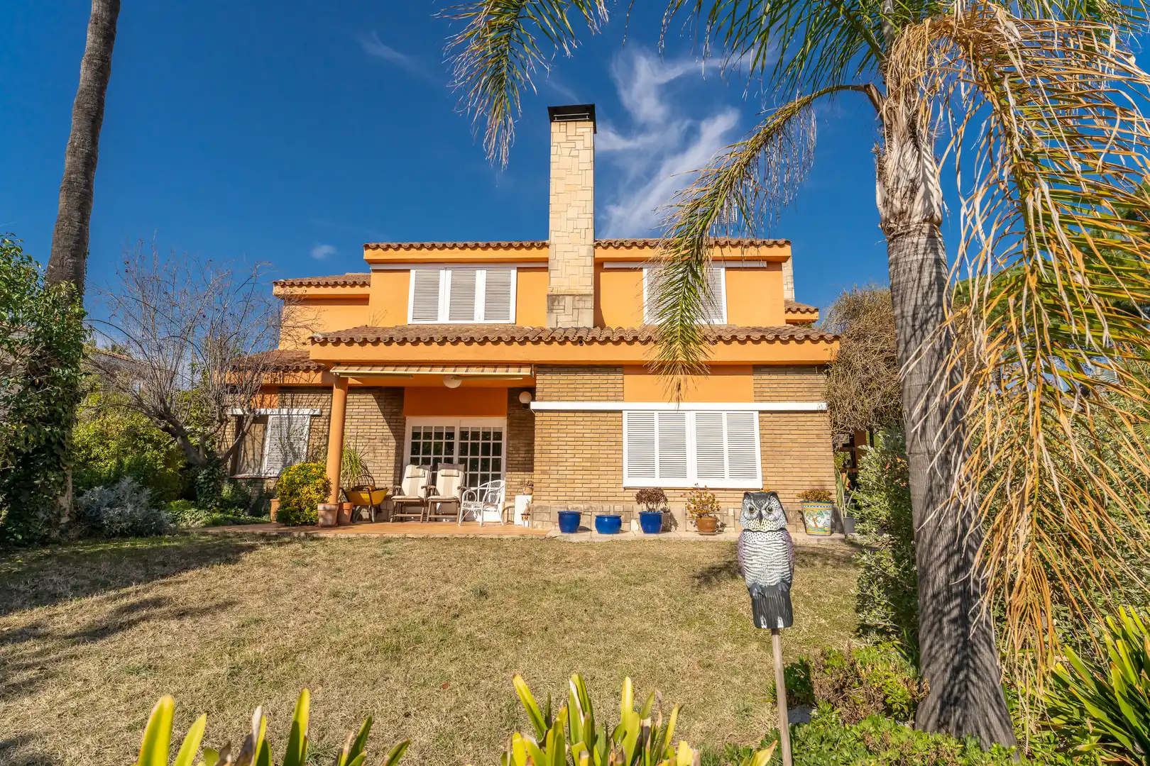 Vista exterior de Casa o xalet en venda en Reus amb Calefacció, Jardí privat i Piscina