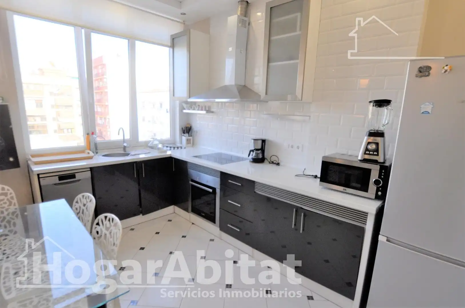 Küche von Wohnung zum Verkauf in Valencia mit Klimaanlage, Heizung und Möbliert