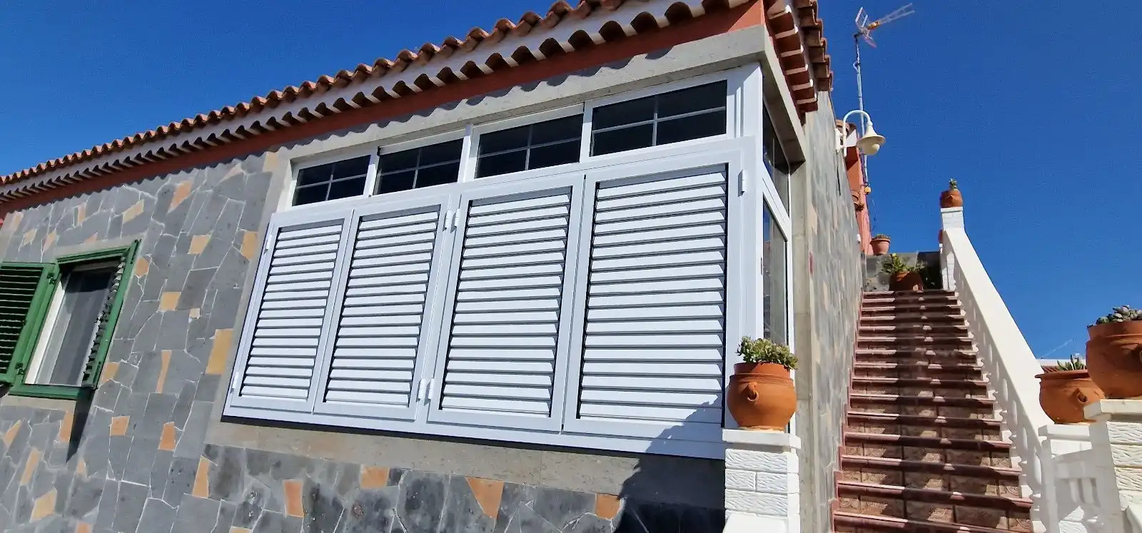 Vista exterior de Casa o chalet en venta en Firgas con Jardín privado, Piscina y Amueblado