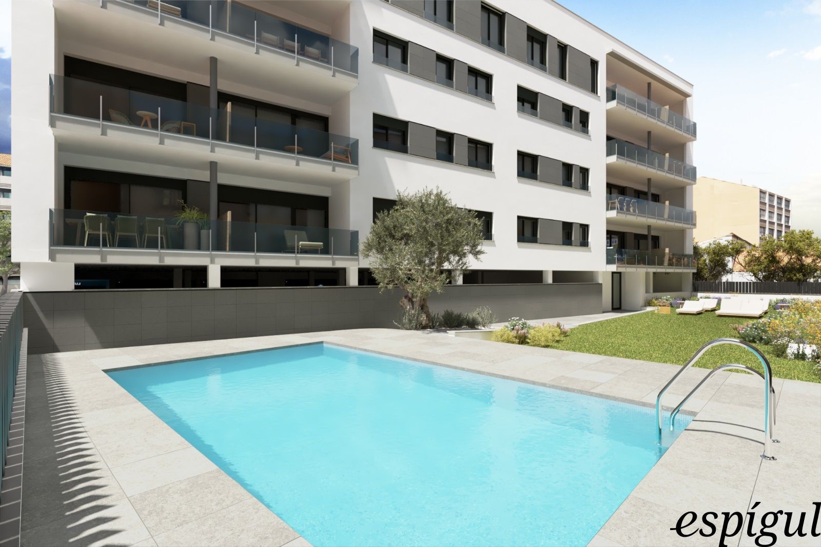 Swimming pool of Flat for sale in Calonge i Sant Antoni  with Air Conditioner, Heating and Terrace