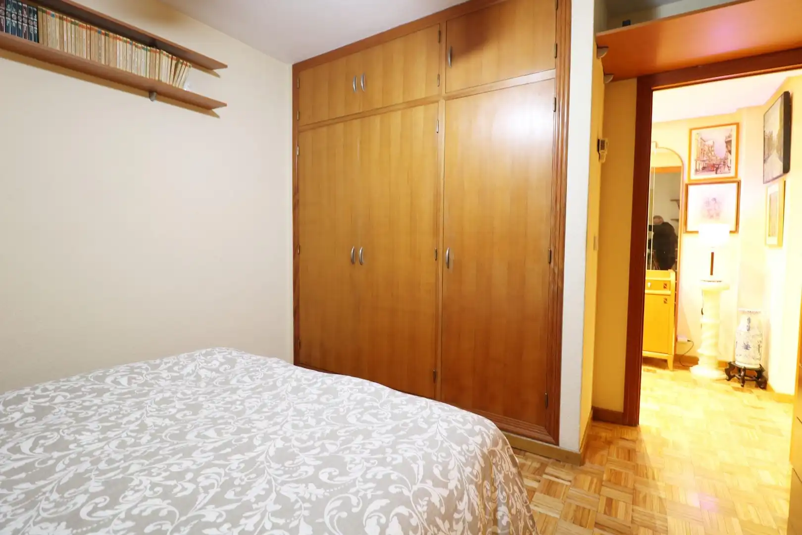 Bedroom of Flat for rent in Elche / Elx  with Air Conditioner, Furnished and Balcony