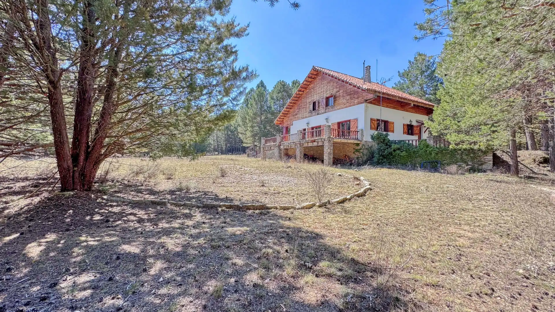 Vista exterior de Casa o chalet en venta en Alcalá de la Selva con Terraza