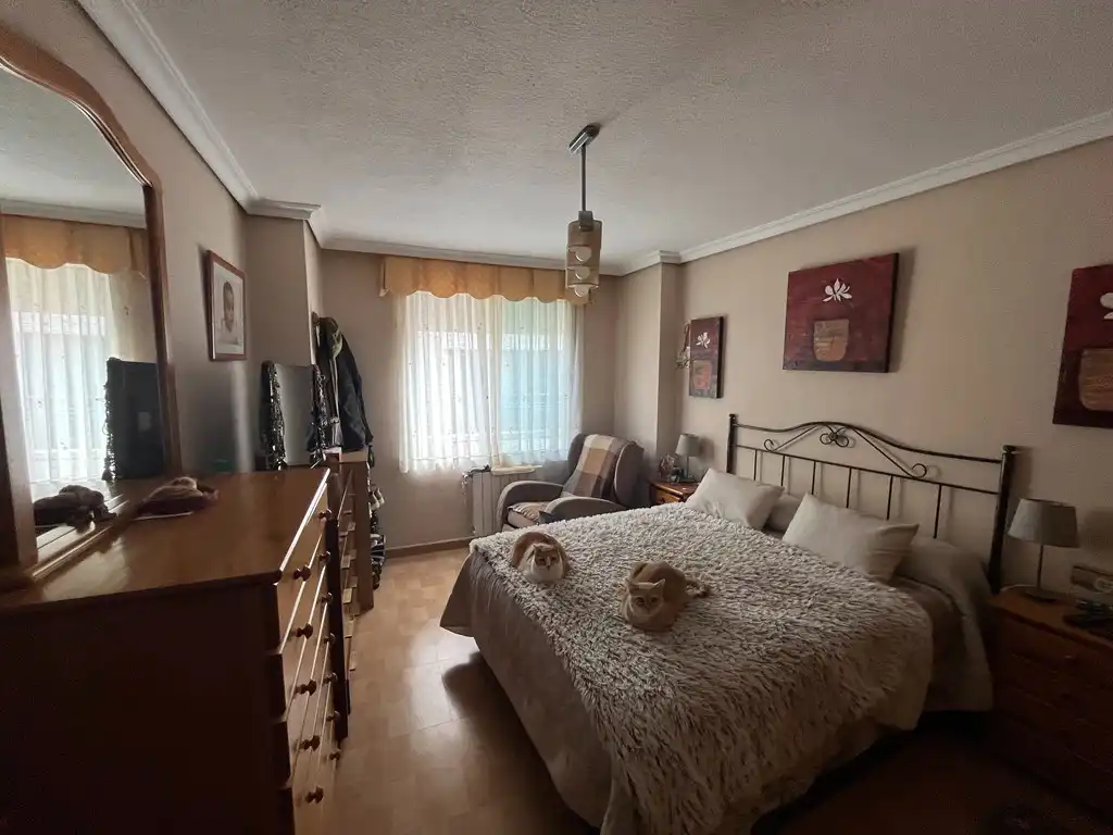 Bedroom of Flat for sale in Albacete  with Air Conditioner, Heating and Terrace