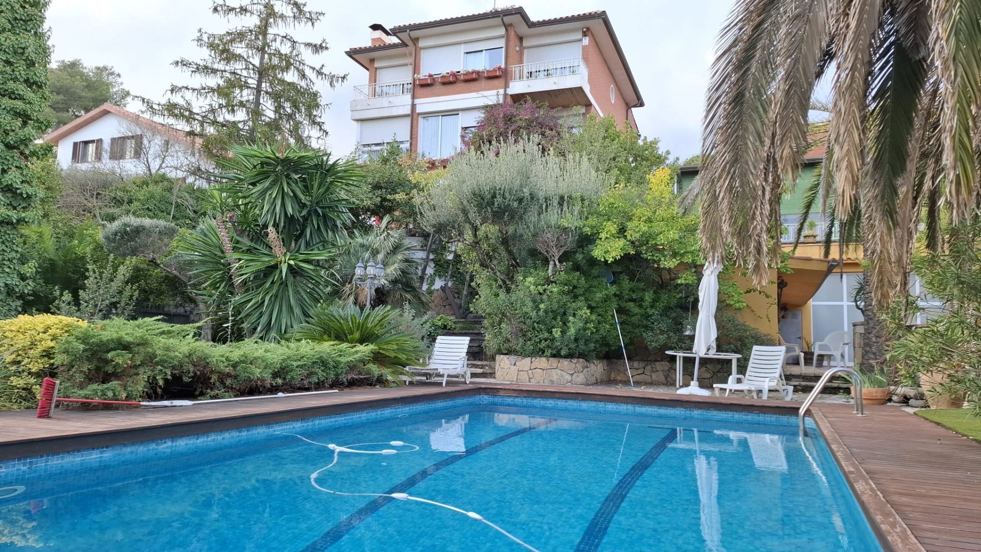 Swimming pool of House or chalet for sale in Vallirana  with Heating, Private garden and Terrace
